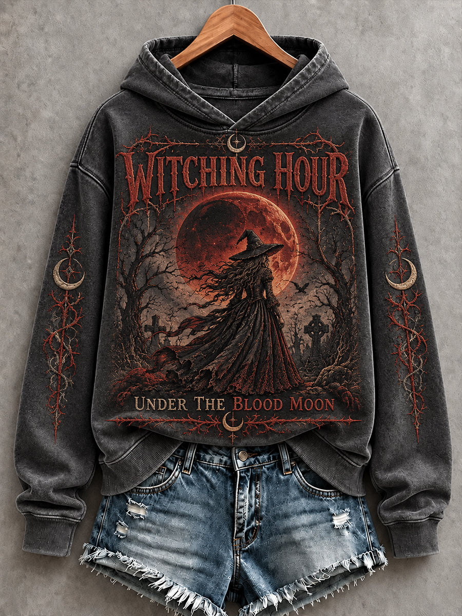 Women's Gothic Halloween Art Hoodie
