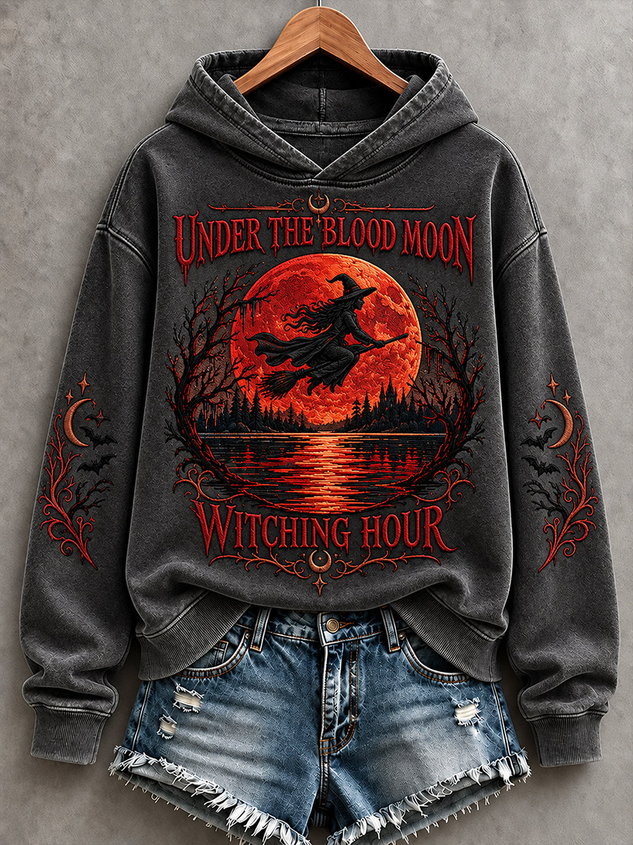 Women's Gothic Halloween Art Hoodie