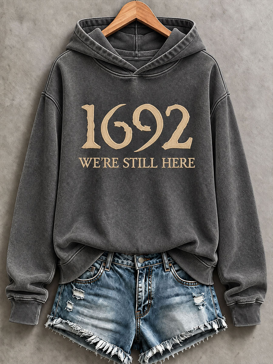 Women's "They Missed One" 1692 Salem Halloween Regular Sweatshirt