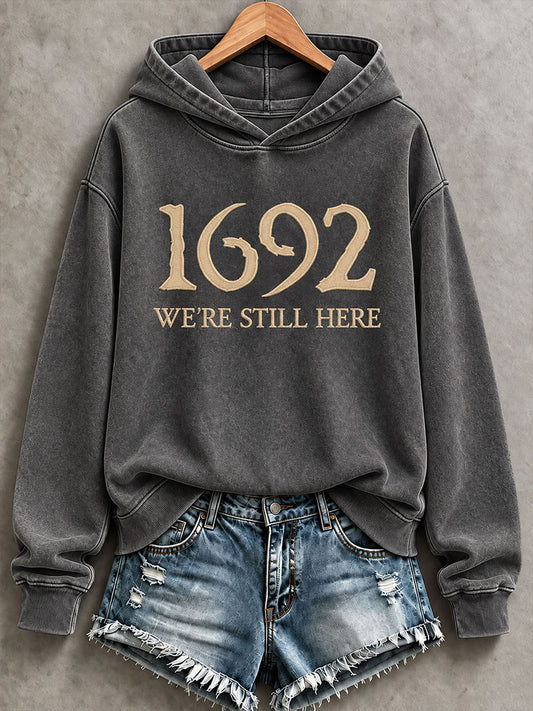 Women's "They Missed One" 1692 Salem Halloween Regular Sweatshirt