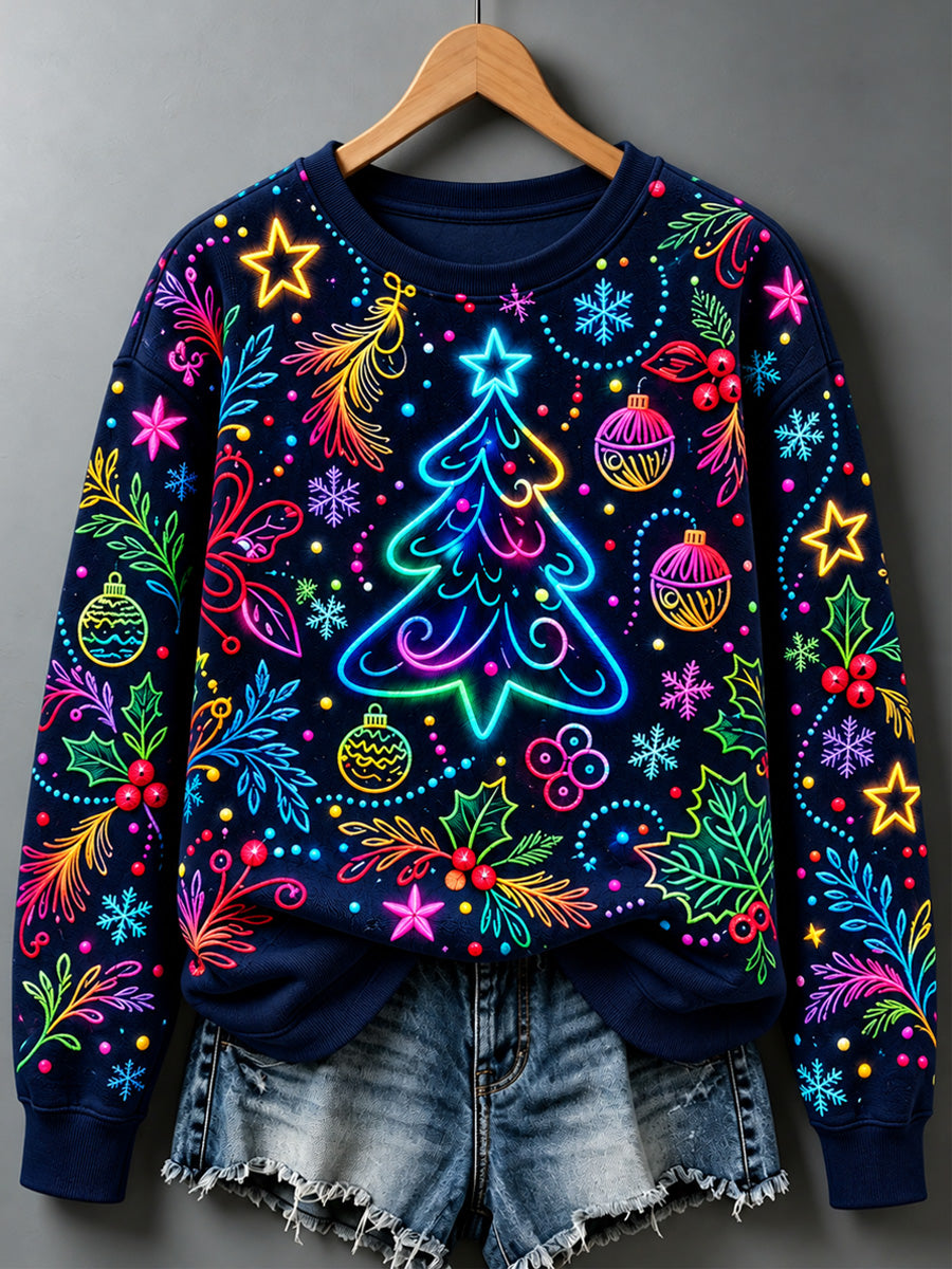 Women's Christmas Print Sweatshirt