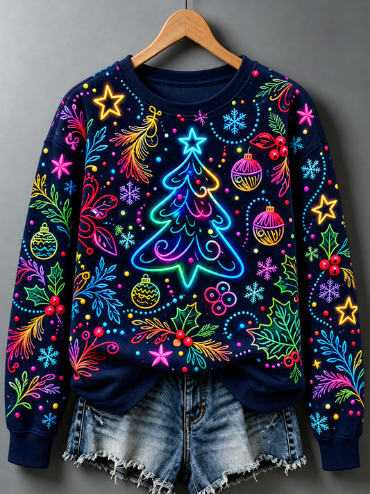 Women's Christmas Print Sweatshirt