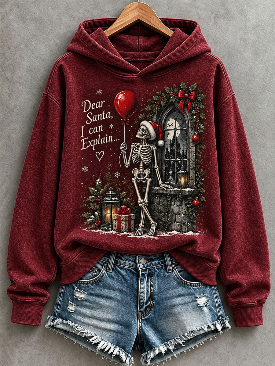 Women's Dear Santa I Can Explain Hoodie