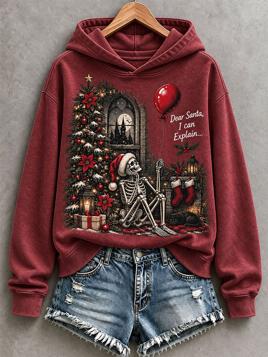 Women's Dear Santa I Can Explain Hoodie