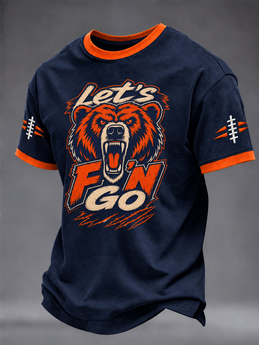 Men's Football Gameday Gift For Football Fans Short Sleeve T-shirt