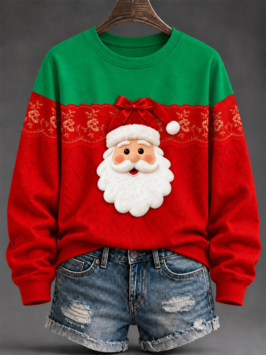 Women's Christmas Print Sweatshirt