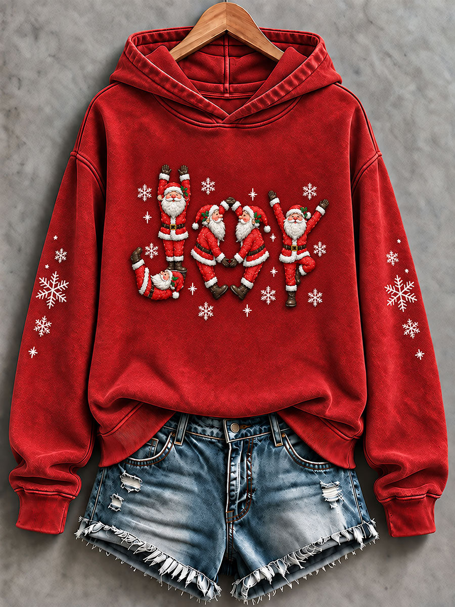 Women's  Funny Christmas Santa Claus Print Casual Regular Sweatshirt