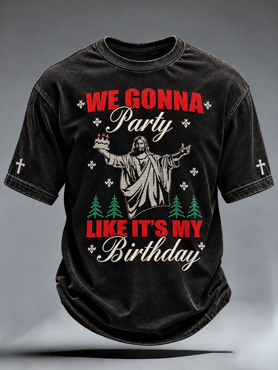 Men's Christmas Faith Short Sleeves T-shirt