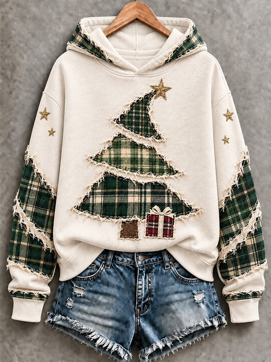 Women's Christmas Santa Claus Art Hoodie