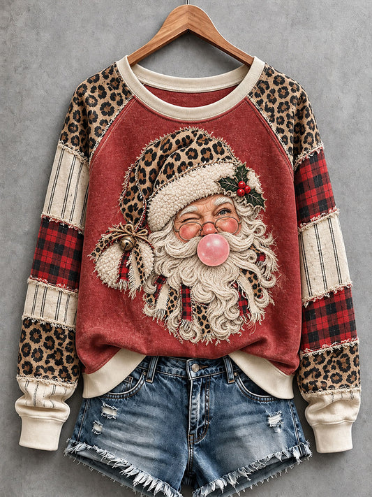 Women's Funny Santa Sweatshirt