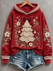 Women's Christmas Tree Art Sweater